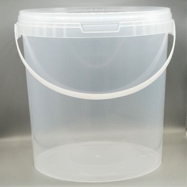 Transparenter 10.8 l Kunststoff-Kübel von Drop Shop Schwandtner