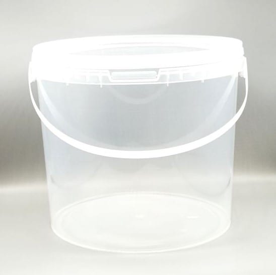 Transparenter 5 l Kunststoff-Kübel von Drop Shop Schwandtner