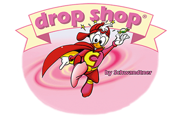 Drop Shop Super Candy ist der süße Held aus Schwandtners Welt der Süßigkeiten